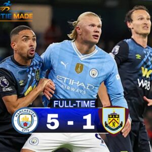 Manchestercity Vs Burnley's match Sportiemade.com