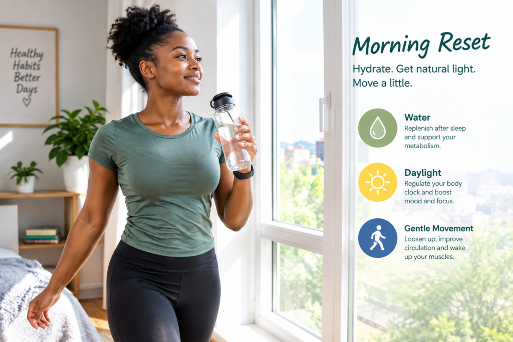 10-minute morning wellness routine