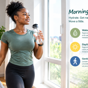10-minute morning wellness routine